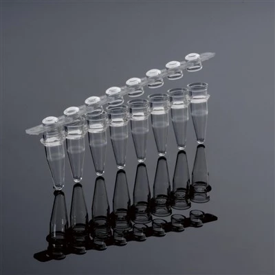 {{0}}.1/0.2ml DNase & RNase 8-Strip PCR Tubes