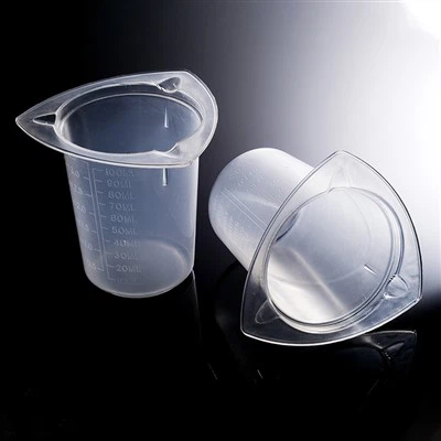 100ml Tri-corner Beakers Rau Txoj Kev Siv Tshuaj