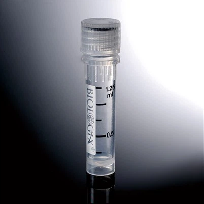 2ml Sab Nraud Xov Sterile Tus kheej-sawv Cryogenic Vial Rau Cryogenic Cia